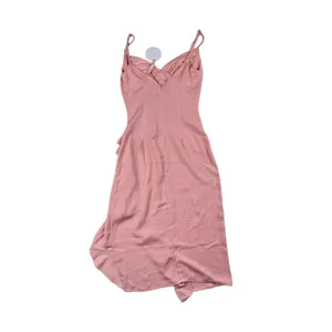 More To Come Natasha Ruffle Midi Dress SIze XXS in Pink thumbnail 3