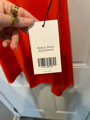Girlfriend Collective Orange racer Juliet exercise dress thumbnail 5