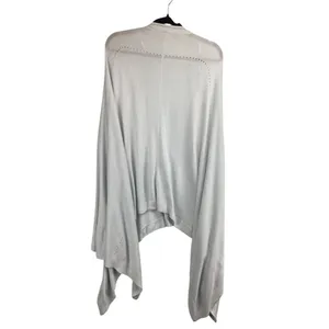 Lululemon Sweater Wrap Shrug Draped Size‎ OS Silk Blend Light Blue Super Soft thumbnail 5
