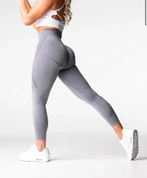 NVGTN Leggings Seamless Contour Grey thumbnail 1