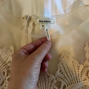 Soiéblu White Lace Dress Medium M Bridal Shower Graduation Rehearsal Dinner Boho thumbnail 8
