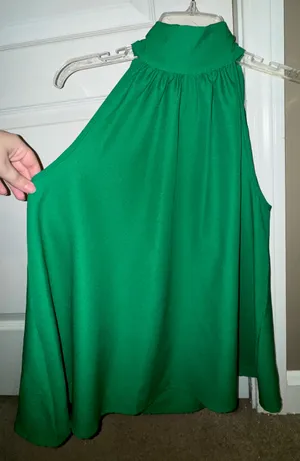 2Heart Kelly green truth be mine halter top from Nellie Mae boutique. Never worn thumbnail 1