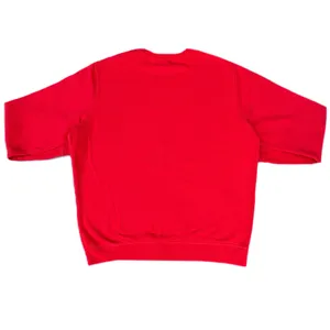 Vintage Nike Swoosh Red Embroidered Fleece Crewneck Sweatshirt Sweater thumbnail 2