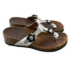 Birkenstock Gizeh Thong Sandals Silver Women Size 6 thumbnail 4
