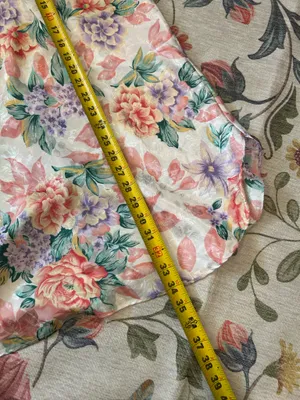 Vintage floral slip nightgown Pink Size XL thumbnail 9