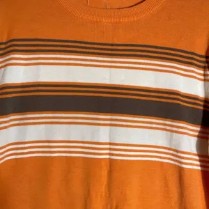 Striped‎ Sweater Orange Size XL thumbnail 4
