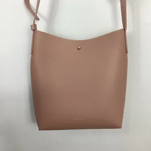Anthropologie Samara Vegan Leather Crossbody Bag Peony Pink thumbnail 4