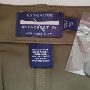 NWOT‎ Army Olive Green Denim Pants Ankle Zipper Grunge Minimalist Utility - 28 thumbnail 5