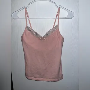 Xs Lace Tank Top Pink thumbnail 3