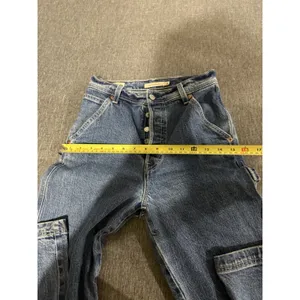 Levi's Premium Ribcage Straight Cargo Style Jeans Sz 26 thumbnail 6