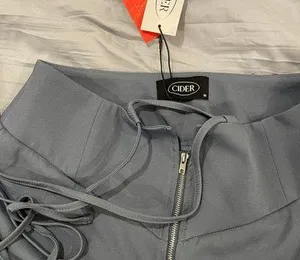 Cider Fashion Dress Pants With Waist Ties thumbnail 4