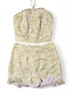 Cotton Candy LA Floral Halter Crop Top & Skort Two Piece Set Size S thumbnail 1