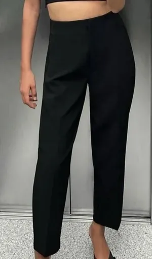 Zara Black Cropped Women's Pants 063 thumbnail 1