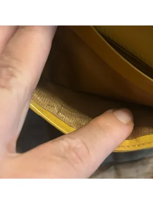 vintage Celine Macadam canvas long bifold wallet with leather trim. thumbnail 12