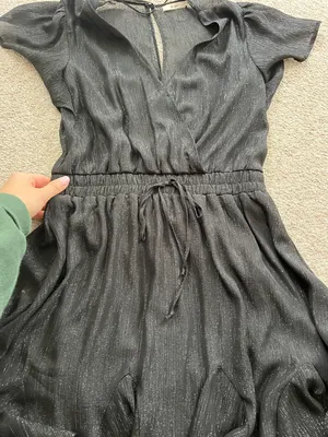 Mi Ami Black Sparkle Dress Size M thumbnail 3