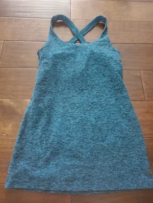 Beyond Yoga Heather Teal Racerback Tank thumbnail 1