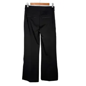 Spanx Pants M SPANXsmooth PerfectFit Black Ponte High Rise Flare Stretch Pull On thumbnail 5