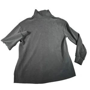 Lululemon Softstreme Funnel-Neck Long Line Pullover Top Gray Women L XL Smooth thumbnail 4