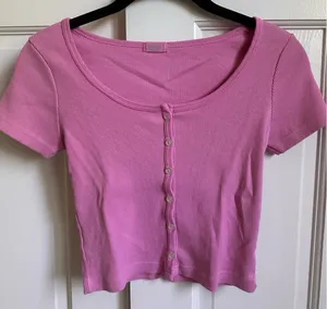 Brandy Melville Bubblegum Pink Zelle Top thumbnail 2