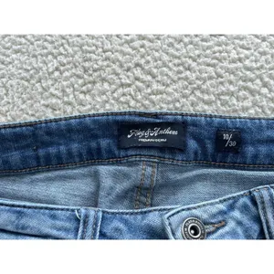Flag & Anthem High-Rise Straight Jeans Distressed Ankle Stretch Blue Womens Sz10 thumbnail 8