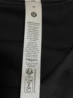 Lululemon Scuba High Rise Mini Skirt Womens M Black Velvet Velour Tennis Skort thumbnail 5