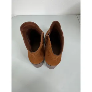Torrid Brown Chunky Heel Platform Ankle‎ Boots Size 9.5 Wide thumbnail 5