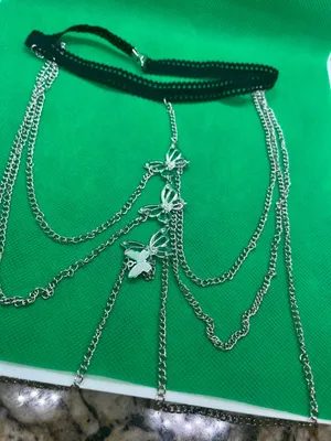 Sexy Multilayer Tassel Butterflys Leg Chain for Women thumbnail 2