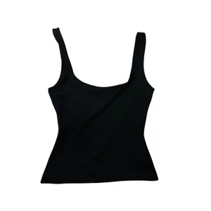 Hello Molly Everyday Base Tank Top XS Black Scoop Neck Stretch Essential thumbnail 2