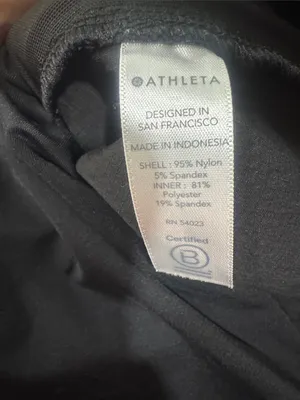 Athleta Black Crest Skort with Subtle Logo Label thumbnail 7