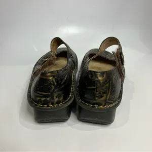 Alegria Paloma poker face‎ mary Jane comfort Shoes gold black size 37 thumbnail 4