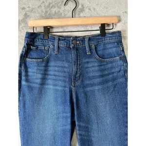 J.Crew Straight Leg Jeans Women’s 29‎ Blue Wash Casual Capsule Wardrobe Everyday thumbnail 2