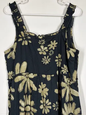 Natural Life Adele 100% Cotton Floral Maxi Dress Size Large thumbnail 6