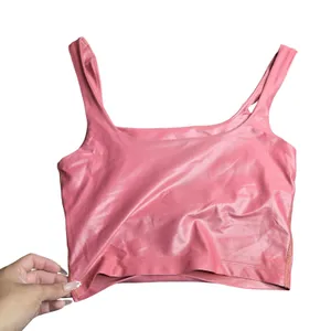 Carbon38 Pink Shimmer Tank Size: XS thumbnail 3