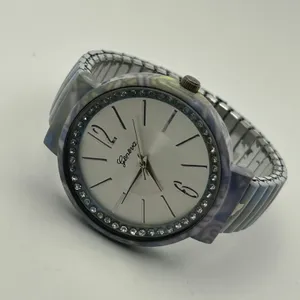 Geneva Pastel Iridescent Watch with Crystal-accented Bezel Working New Battery thumbnail 4