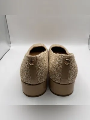 Donald Pliner Drew Pump heels with a tweed fabric upper and a low block size 9 thumbnail 7