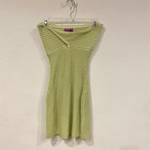 NWT EDIKTED Sammie Twist Front Knit Mini Dress Size Small thumbnail 2