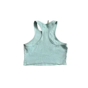 Alo Aspire Tank Ribbed Blue Quartz RARE Size M thumbnail 5