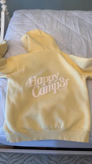 Happy camper sweatshirt Yellow Size L thumbnail 2