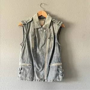 Rebecca Taylor Denim Vest thumbnail 3