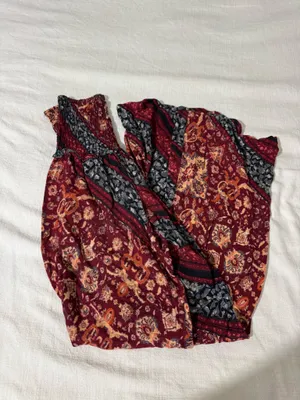 Olivaceous Pants Flowy High-Waisted thumbnail 4