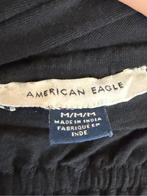 American Eagle Sunchaser Knit Smocked Bodice Midi Dress Size Medium thumbnail 8