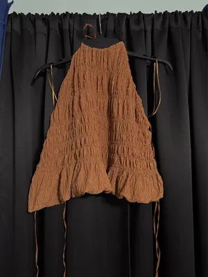ZARA Textured Halter Top thumbnail 2