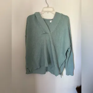 Aerie Waffle Knit Pullover Hoodie X-Small thumbnail 7