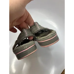 Keen Coronado gray canvas sandals pink‎ women's size 9.5 casual hiking boho thumbnail 6