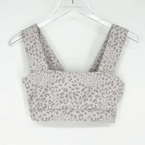 All Fenix Animal Print Bandeau Activewear‎ Sports Bra Women's M Gray Gym Girl thumbnail 2