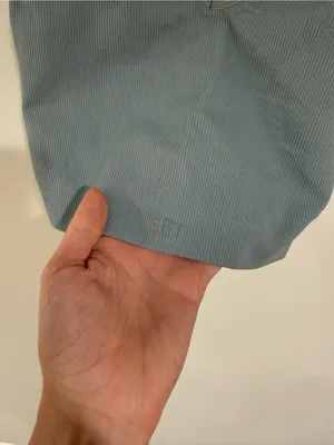 Set Active Blue Ribbed Top thumbnail 2