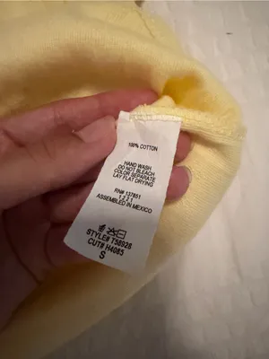 gaze Pastel Yellow Scoop Neck Crop Top with Bow thumbnail 4