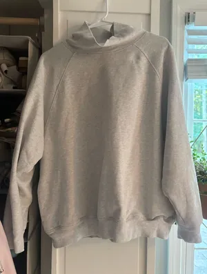 Aritzia Sweat Fleece Mega Fit Mock Neck thumbnail 1
