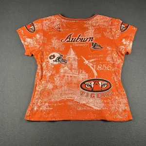 Vtg Auburn Tigers Shirt Womens Large NCAA College Football University '56 Spirit thumbnail 9