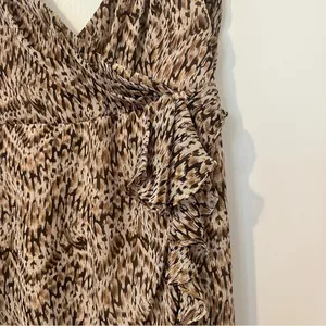 Bardot Ellie Faux Wrap Chiffon Dress Animal Python Print thumbnail 7